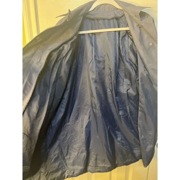 London Fog Women’s Rain Trench Coat Jacket Violet Lt Purple Lined Size 6 Vtg - Picture 10 of 10